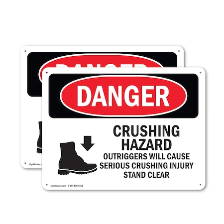 Signmission Safety Culture Sign, 18 in Width, Aluminum, Rectangle OS-2PACK-DS-A-1218-L-1868